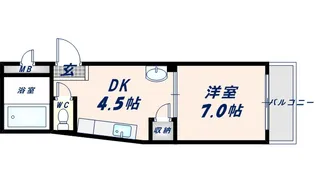 コスモス21【203号室】の間取り