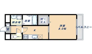 アンプルールフェールU-HA【103号室】の間取り