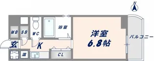 ファーストネット【8階】の間取り