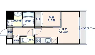 エグゼ今里【503号室】の間取り