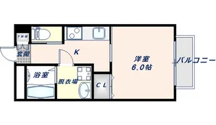 パレスハナテンⅠ【1階】の間取り