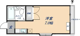 石切CTスクエア【1階】の間取り
