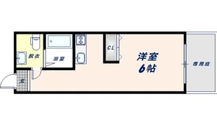 メリー新今里【1階】の間取り