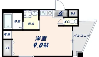 プロスピリティー巽南【3階】の間取り