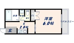 メゾン小路【201号室】の間取り