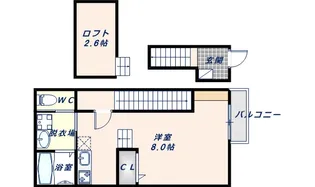 あんしん+衣摺08-7002【2階】の間取り