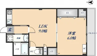 ブランチ613【2階】の間取り