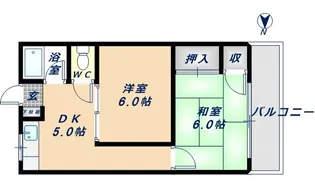 メゾン寿【2階】の間取り