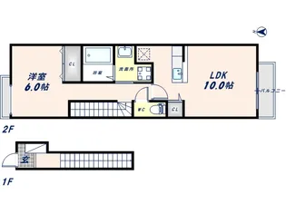ピアチェーレA棟の間取り