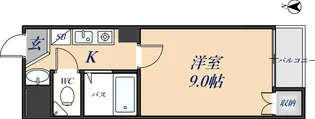 ドリームガーデン【213号室】の間取り