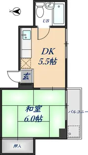 サンエイビル【201号室】の間取り