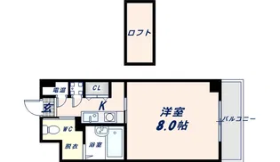 ヴィテロ緑橋【400号室】の間取り