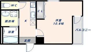 フジパレス城東諏訪ノースⅠ番館【1階】の間取り