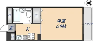 本町ハイツ【203号室】の間取り