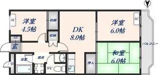 第2東大阪村橋マンション【102号室】の間取り
