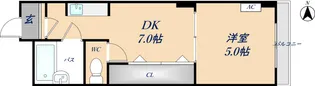 大宝枚岡グリーンヒルズ【2階】の間取り