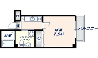 レジェンドJS【401号室】の間取り