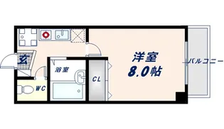 スリーゼ菱屋西【302号室】の間取り