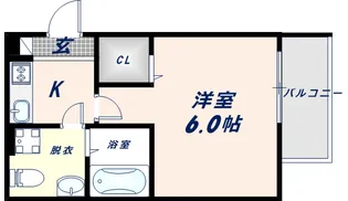 クラリスクオーレ【3階】の間取り