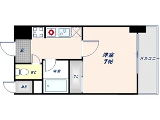 シティーヴェローナ【6階】の間取り