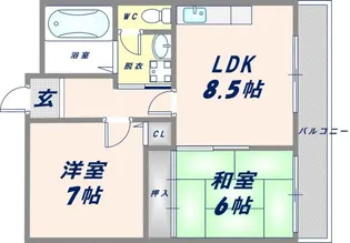 カレント・スクエア【3階】の間取り