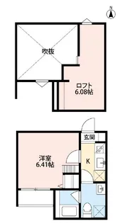 フォレスト川田【102号室】の間取り