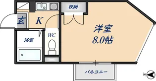 エンゼルハイツ桜町【205号室】の間取り