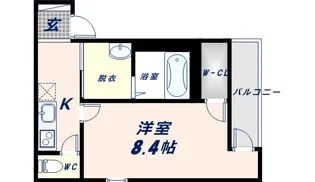 フジパレス放出Ⅵ番館【1階】の間取り