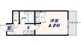 シティパルユー【1階】の間取り