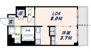 ロイヤルエフメゾン【2階】の間取り