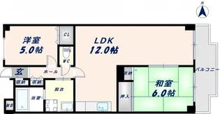 友井グレイス【1106号室】の間取り