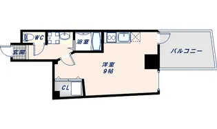 アウラ新深江【4階】の間取り