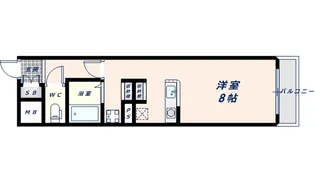 RINコート巽東【2階】の間取り