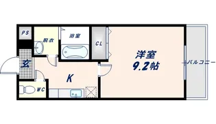 フジパレス城東諏訪Ⅵ番館【101号室】の間取り
