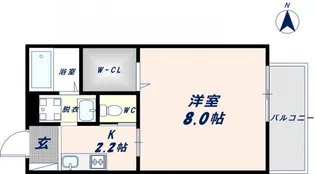メゾン ド マホロバ【2階】の間取り