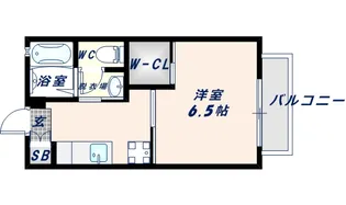 ビブレメゾン【203号室】の間取り