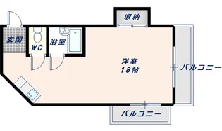 RIHITO南巽【6階】の間取り