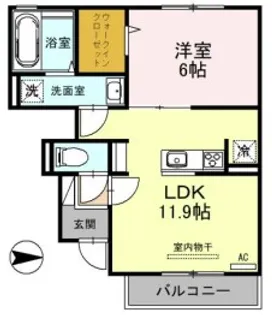 ダンデライオン【1階】の間取り