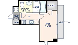 セイワパレス大今里【10階】の間取り