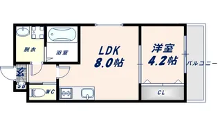H-Maison大蓮南Ⅱ【303号室】の間取り