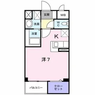 アダージェ小路【2階】の間取り
