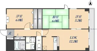 プリマヴェーラヨシナガ【4階】の間取り