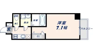 S-RESIDENCE高井田Central【11階】の間取り