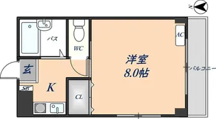 エンフェル石切【2階】の間取り