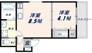 センターポート【2階】の間取り