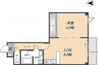 ピスケス花園【2階】の間取り