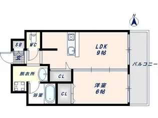 ドルフ今里駅前【5階】の間取り
