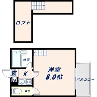 ベルジュネス【20J号室】の間取り