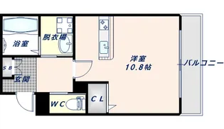 グローパレス小路Ⅳ【201号室】の間取り