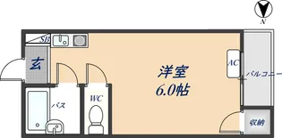 スターブライトマンション【202号室】の間取り